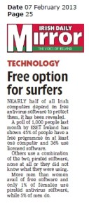 Irish Daily Mirror 07.02.2013