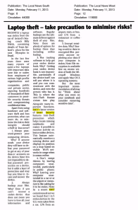 The Local News South & West 11.02.2013