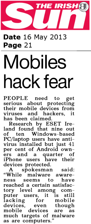 The Irish Sun 16.05.2013