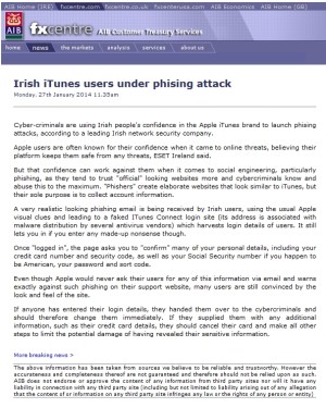 AIB FXCentre 27.01.2014