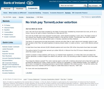Bank of Ireland 16.1.2014