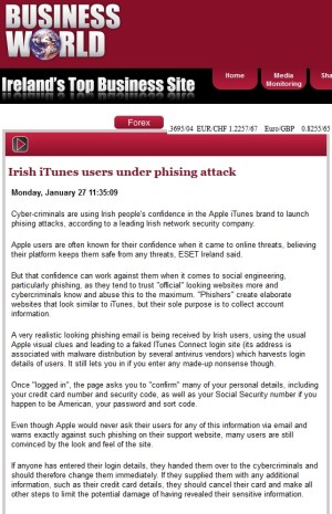 Business World 27.01.2014