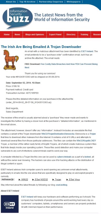 Iformation Security Buzz 02.09.2014