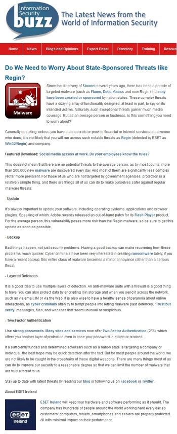 Information Security Buzz 02.12.2014