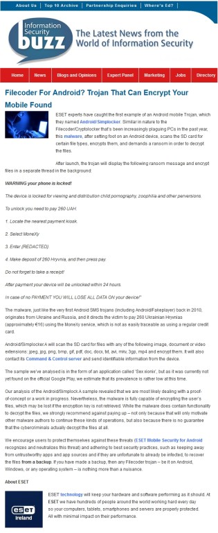 Information Security Buzz 05.06.2014