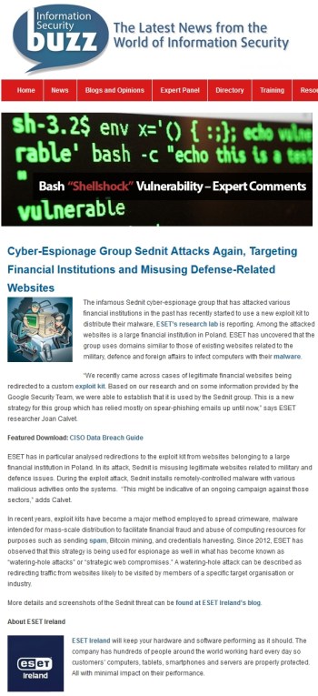 Information Security Buzz 14.10.2014