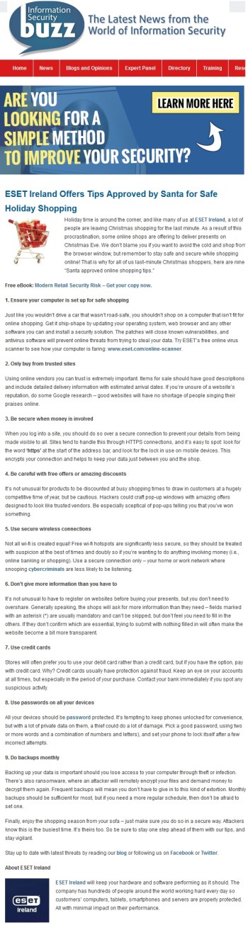 Information Security Buzz 22.12.2014