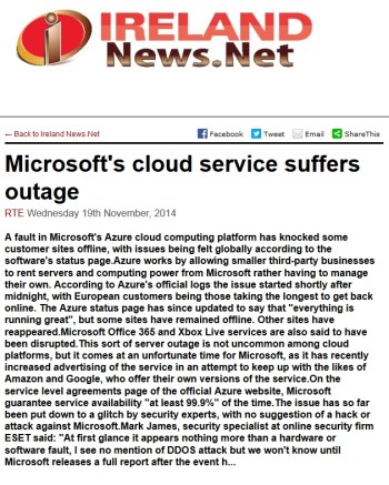 Ireland News.net 19.11.2014