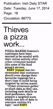 Irish Daily Star 17.06.2014