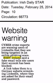 Irish Daily Star 25.02.2014