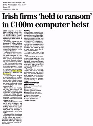 Irish Independent 04.06.2014
