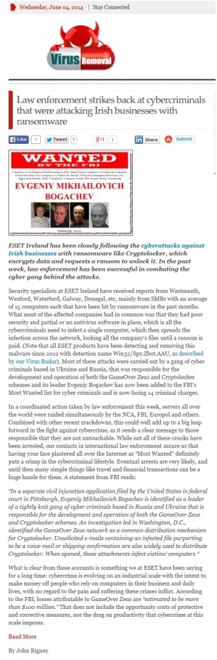 Virus Removal 04.06.2014