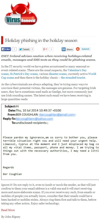Virus Removal 14.07.2014