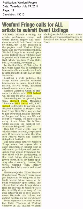 Wexford People 15.07.2014