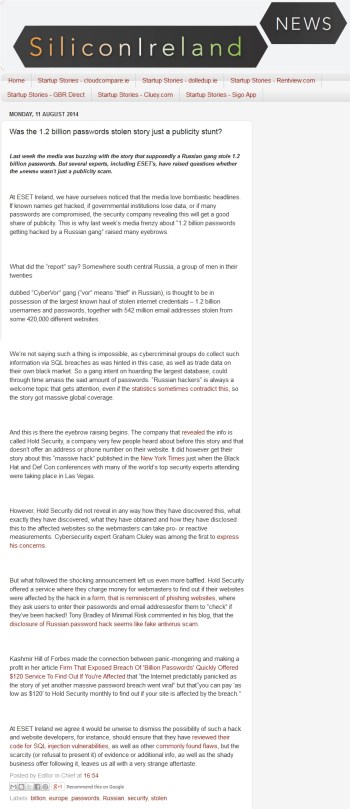 SiliconIreland 11.08.2014