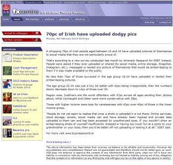 AIB FXcentre 09.02.2015