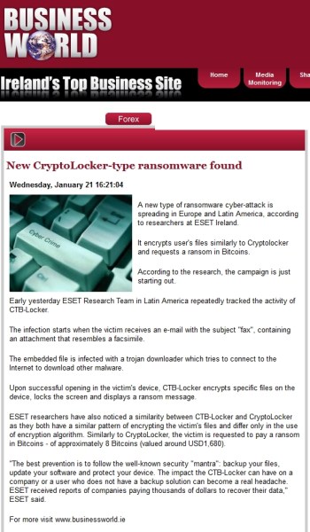 Business World 21.01.2014