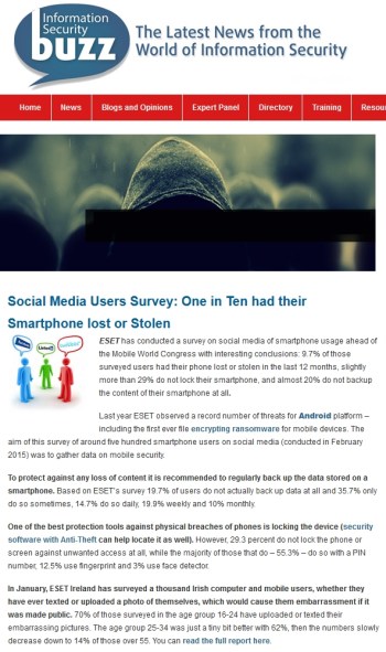 Info Security Buzz 20.03.2015