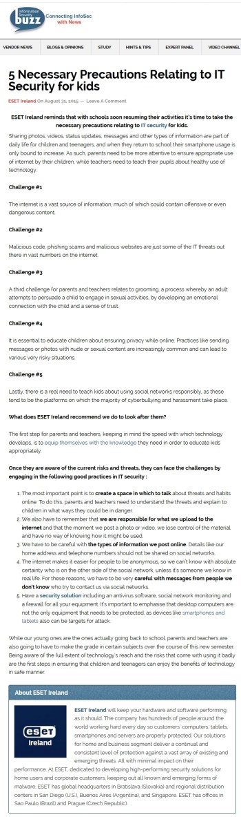 Information Security Buzz 31.08.2015