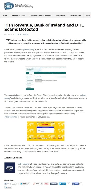 InfoSecurity Buzz 04.05.2015