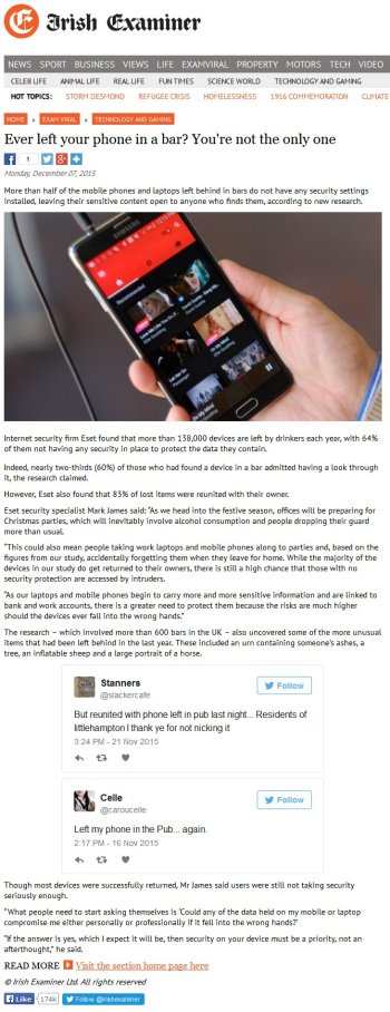 Irish Examiner 07.12.2015