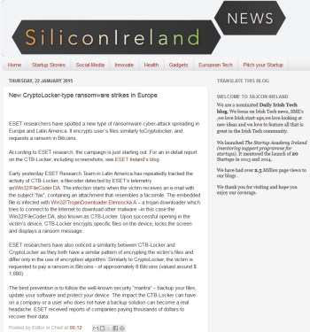 Silicon ireland news 22.01.2014