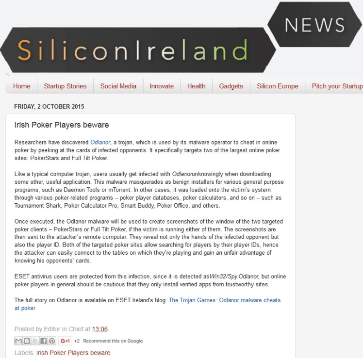 SiliconIreland 02.10.2015
