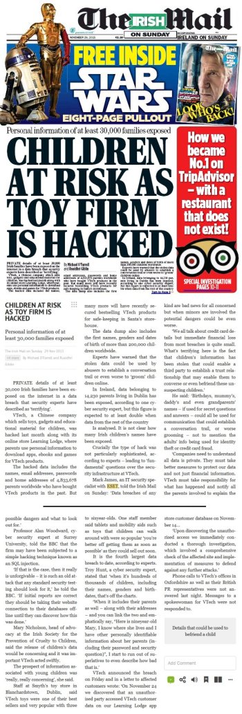 The Irish Mail 30.11.2015