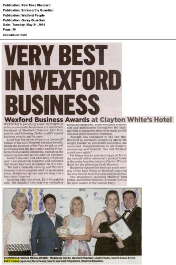 Gorey Guardian, New Ross Standard, Enniscorthy Guardian, Wexford People 31.05.2016