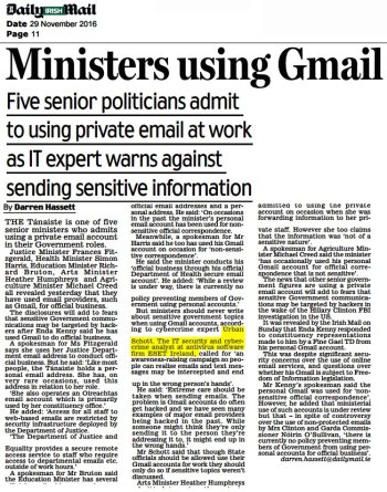 Irish Daily Mail 29.11.2016