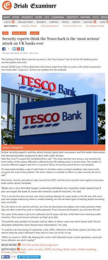 Irish Examiner 07.11.2016