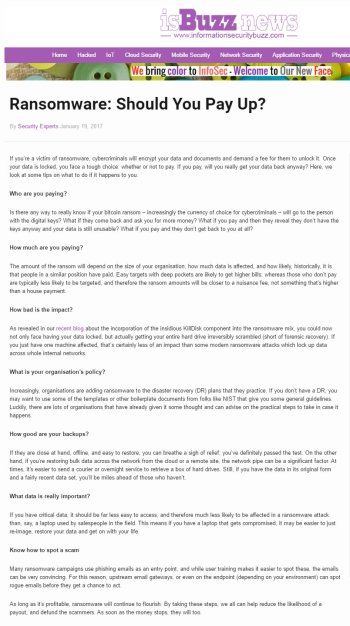 isBuzz news 19.01.2017