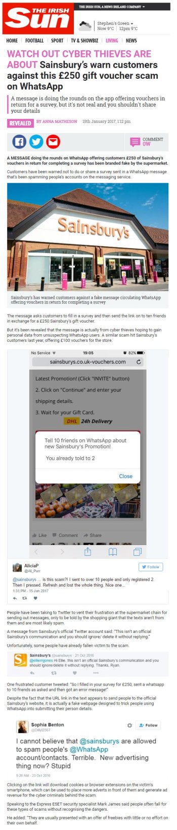 The Irish Sun 15.01.2017