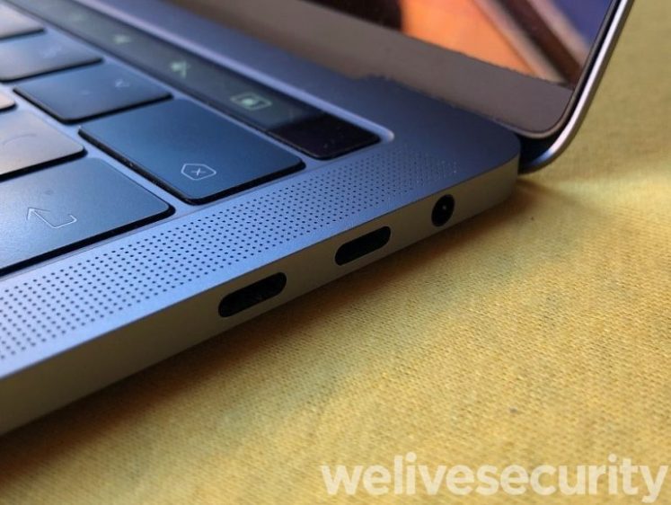 Figure-1.-Two-Thunderbolt-3-ports-on-a-MacBook-Pro-768x578